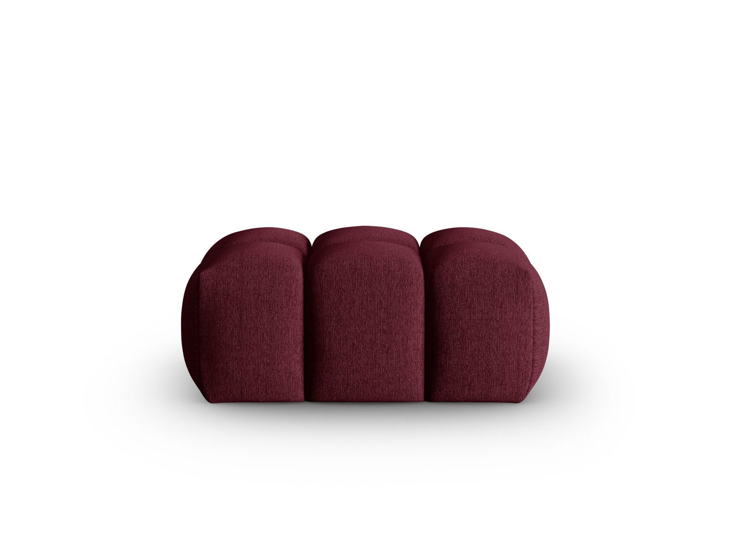 Verona Pouf, 60x85 cm — Burgundy