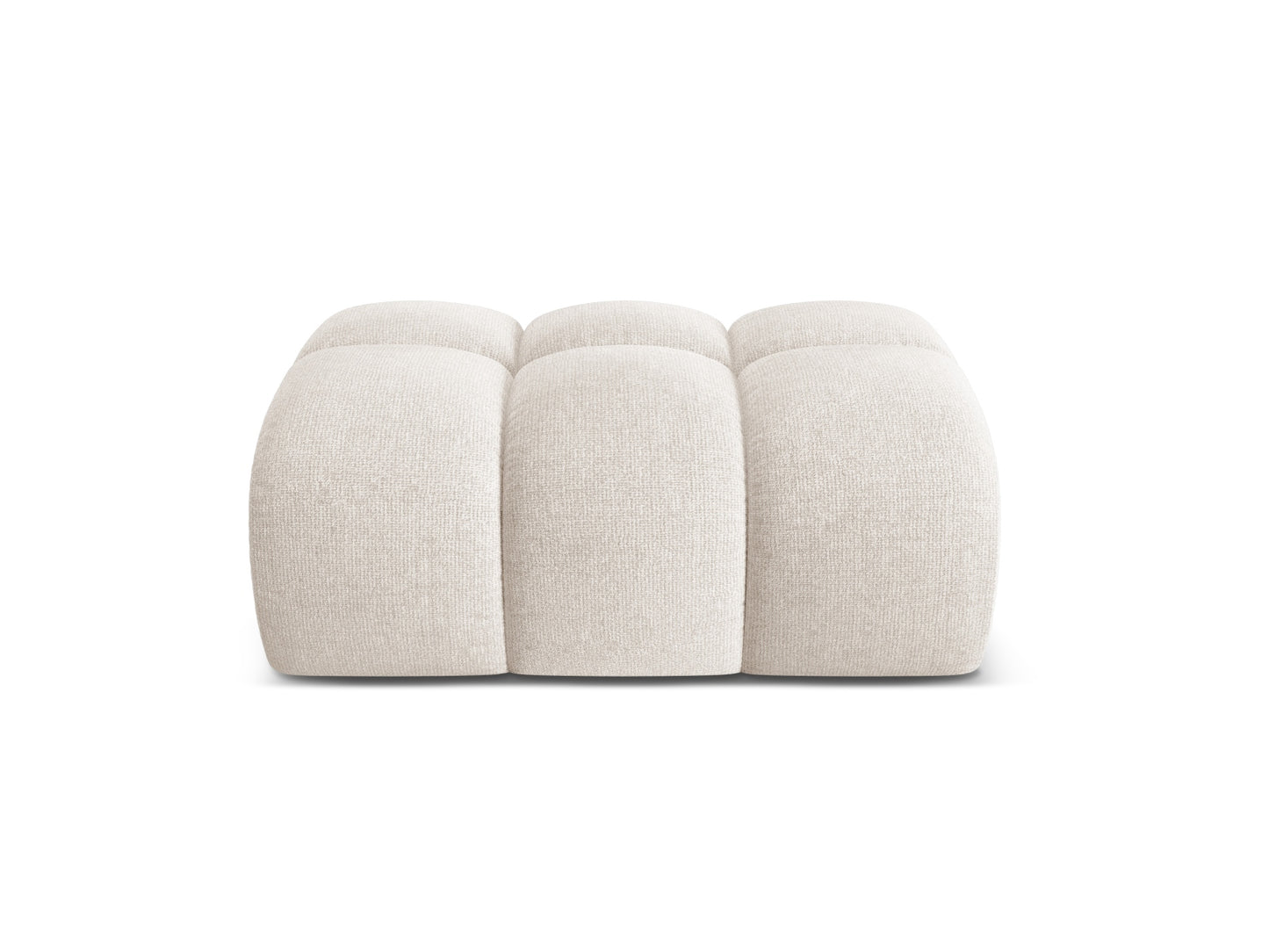 Treno Pouf, 90x70 cm — Light Beige
