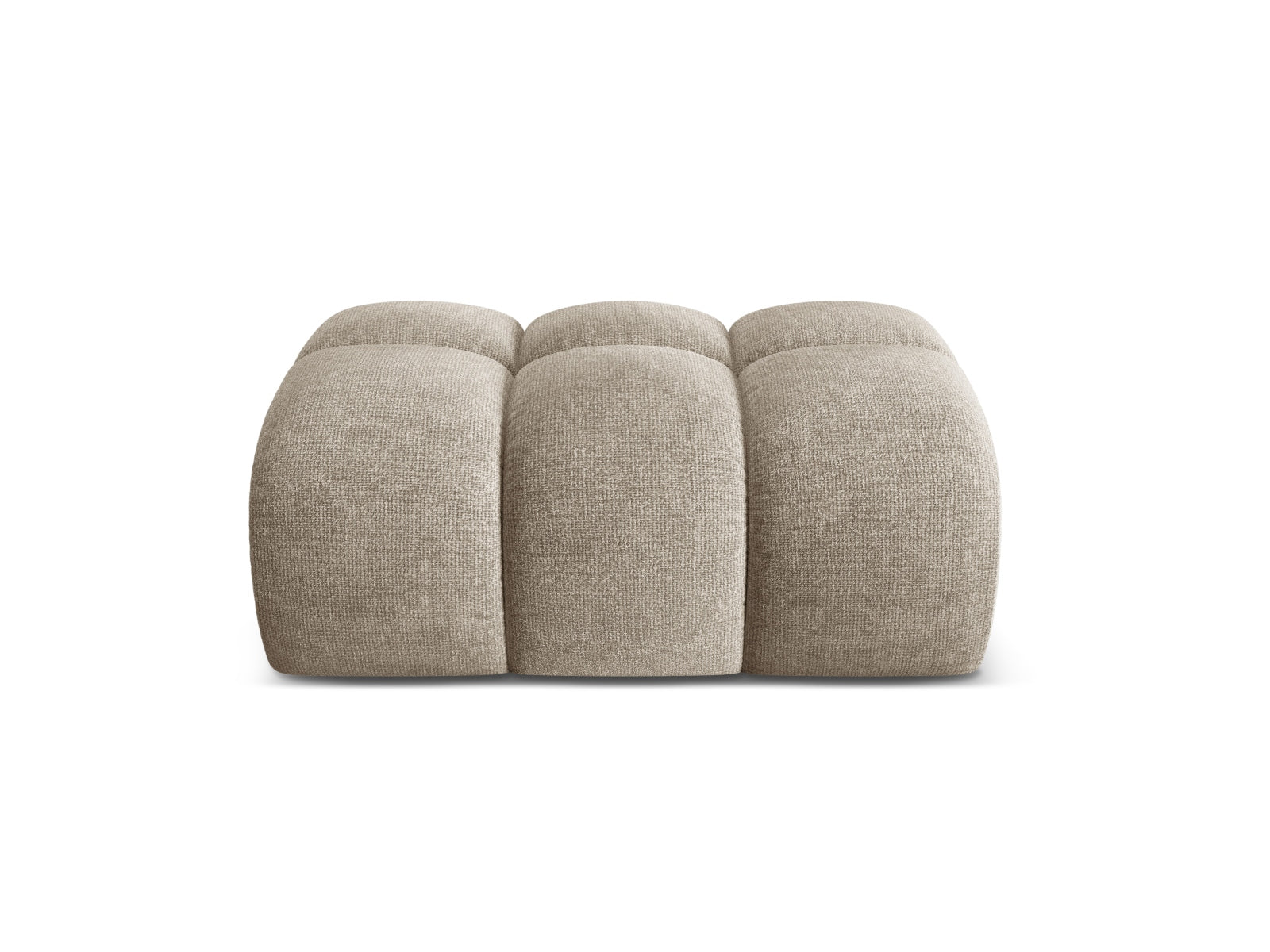 Treno Pouf, 90x70 cm — Dark Beige