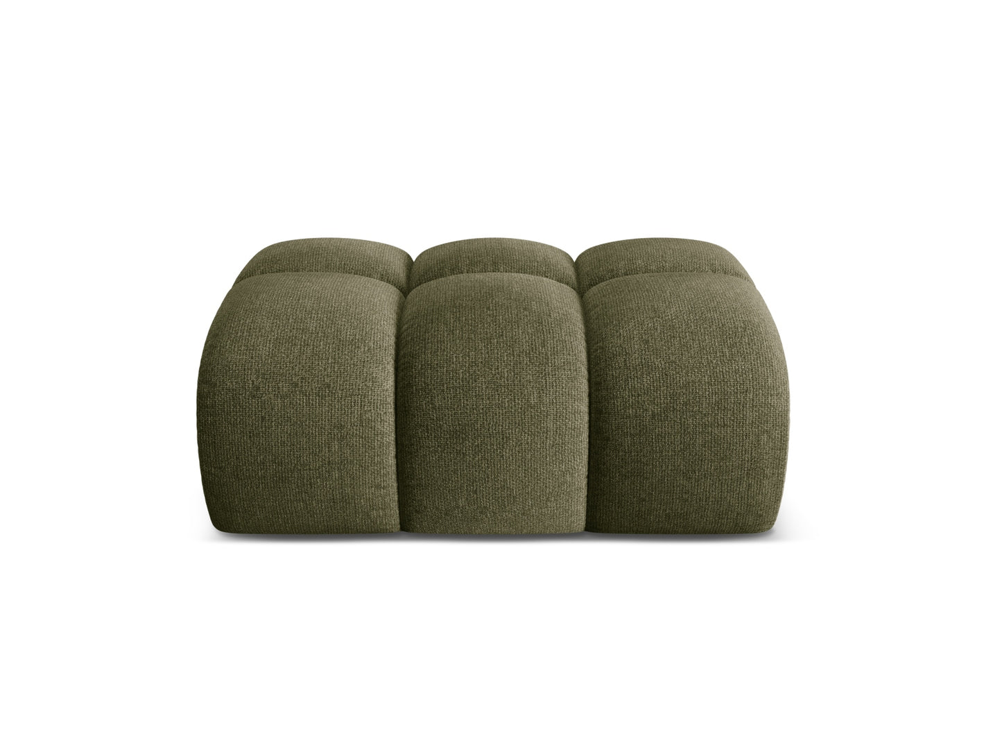 Treno Pouf, 90x70 cm — Green