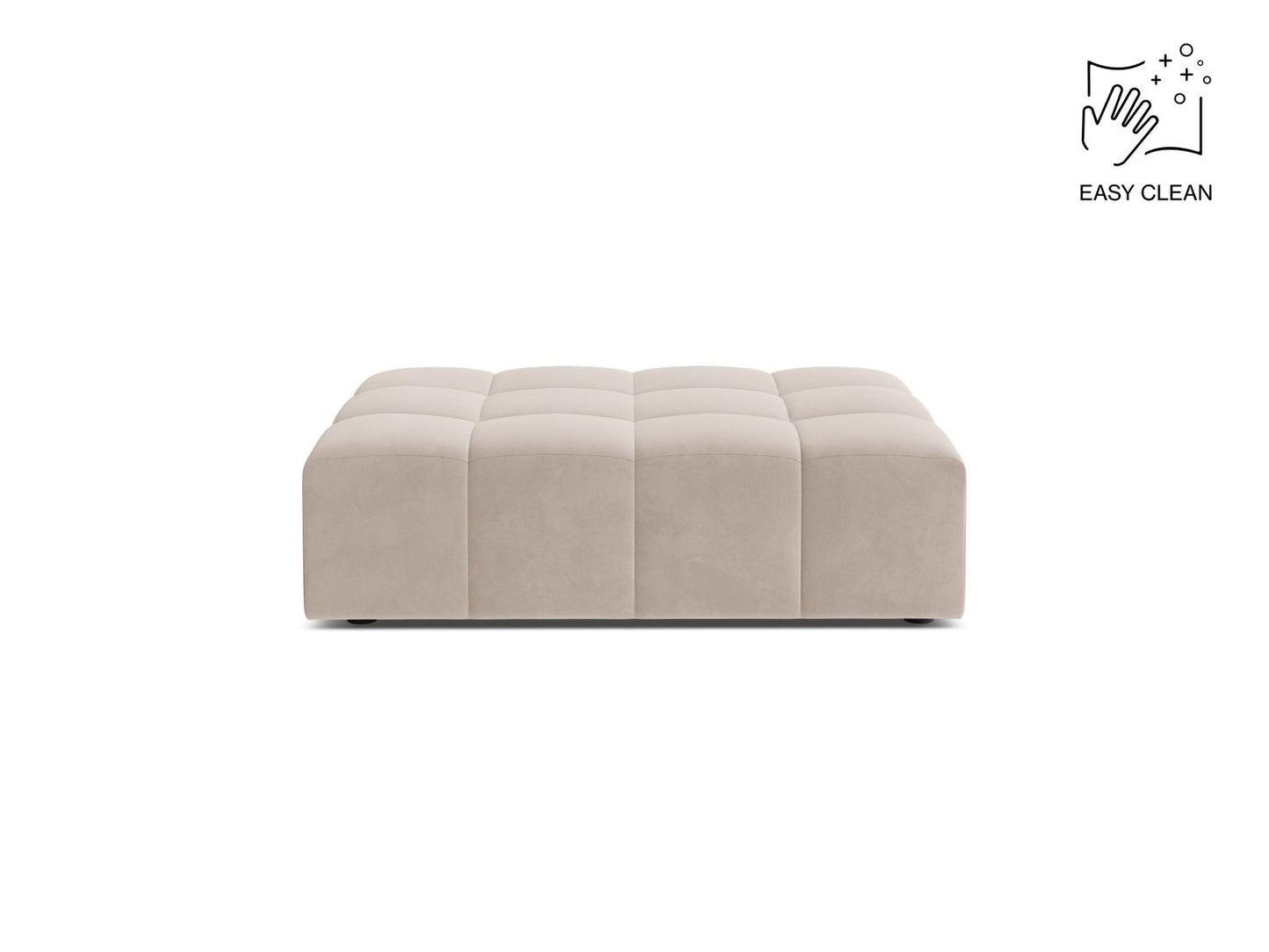 Chicago Pouf, 102x84 cm — Light Beige