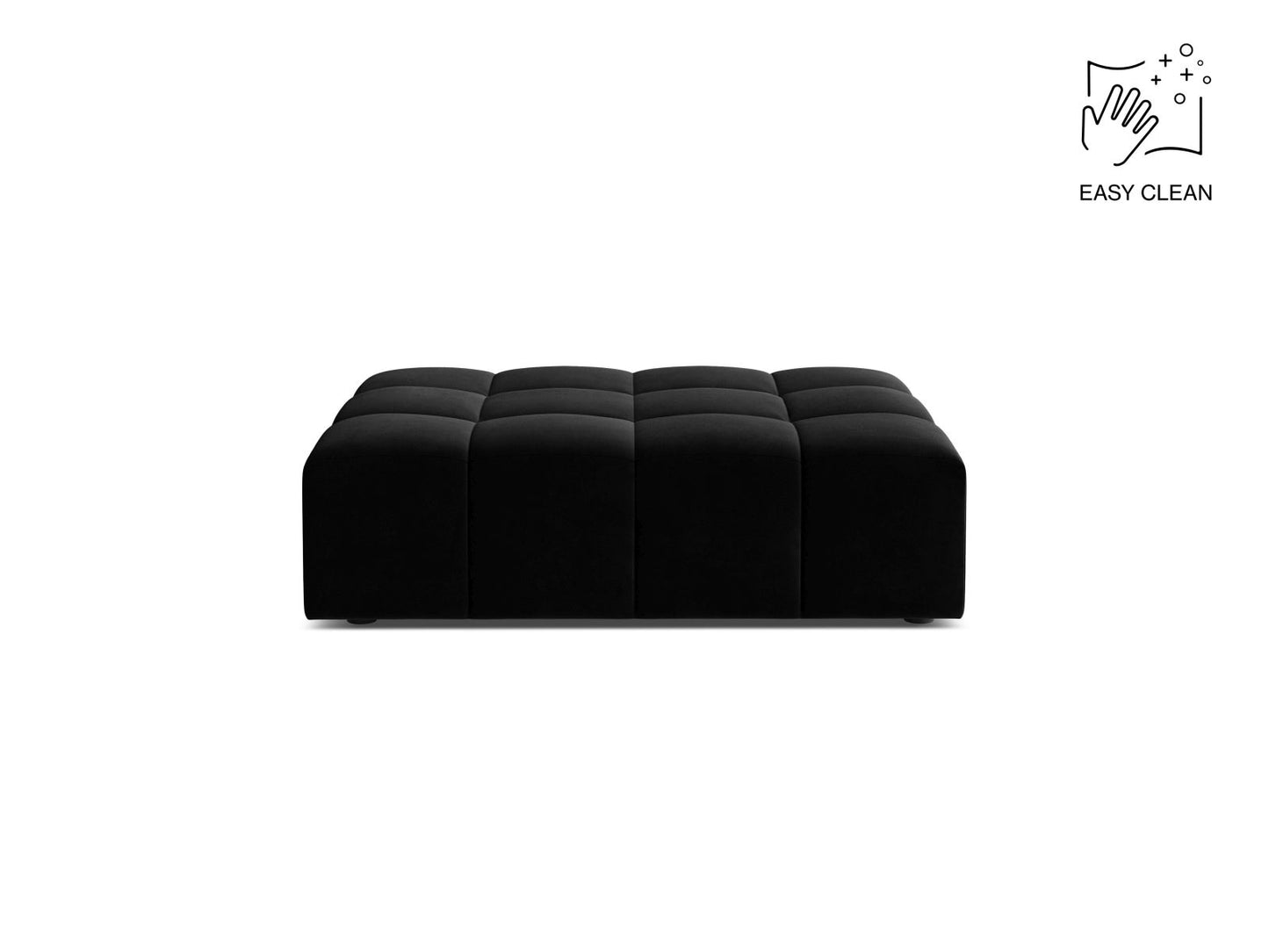 Chicago Pouf, 102x84 cm — Black
