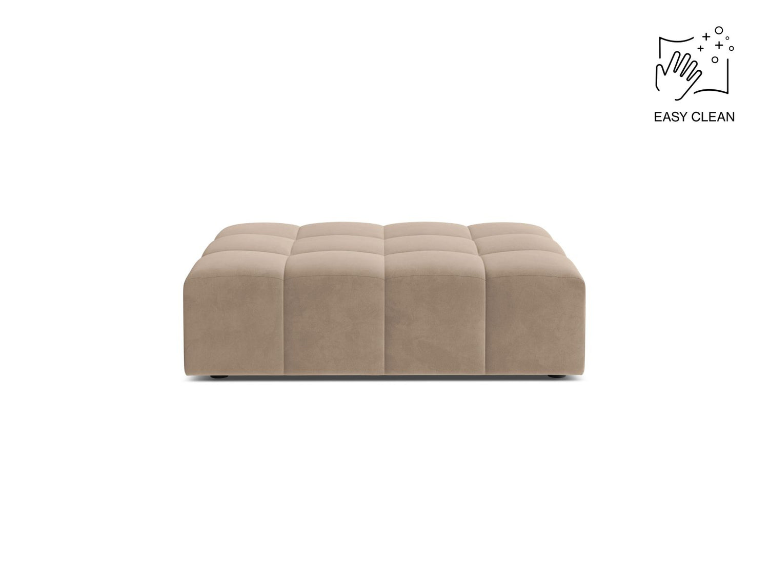 Chicago Pouf, 102x84 cm — Beige