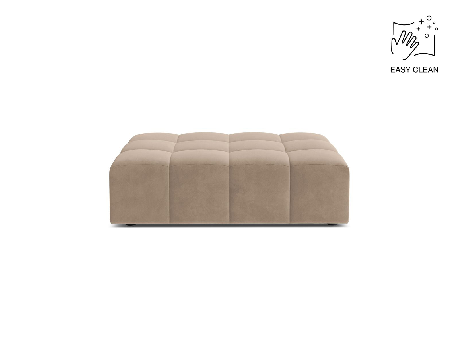 Chicago Pouf, 102x84 cm — Beige