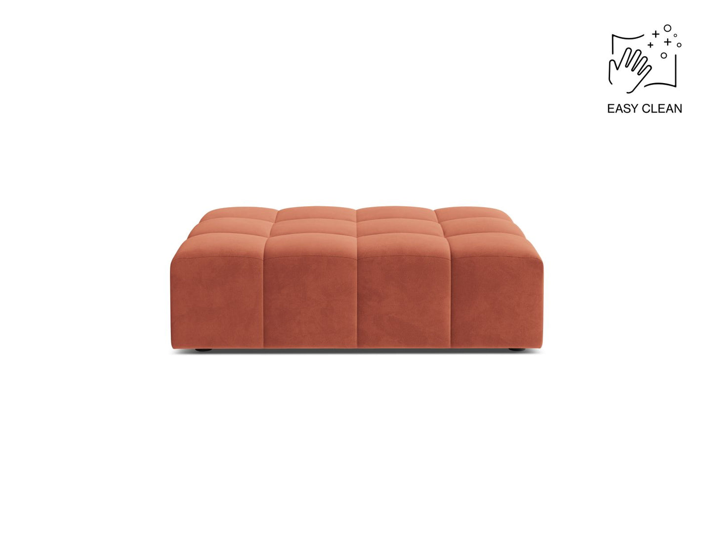Chicago Pouf, 102x84 cm — Coral