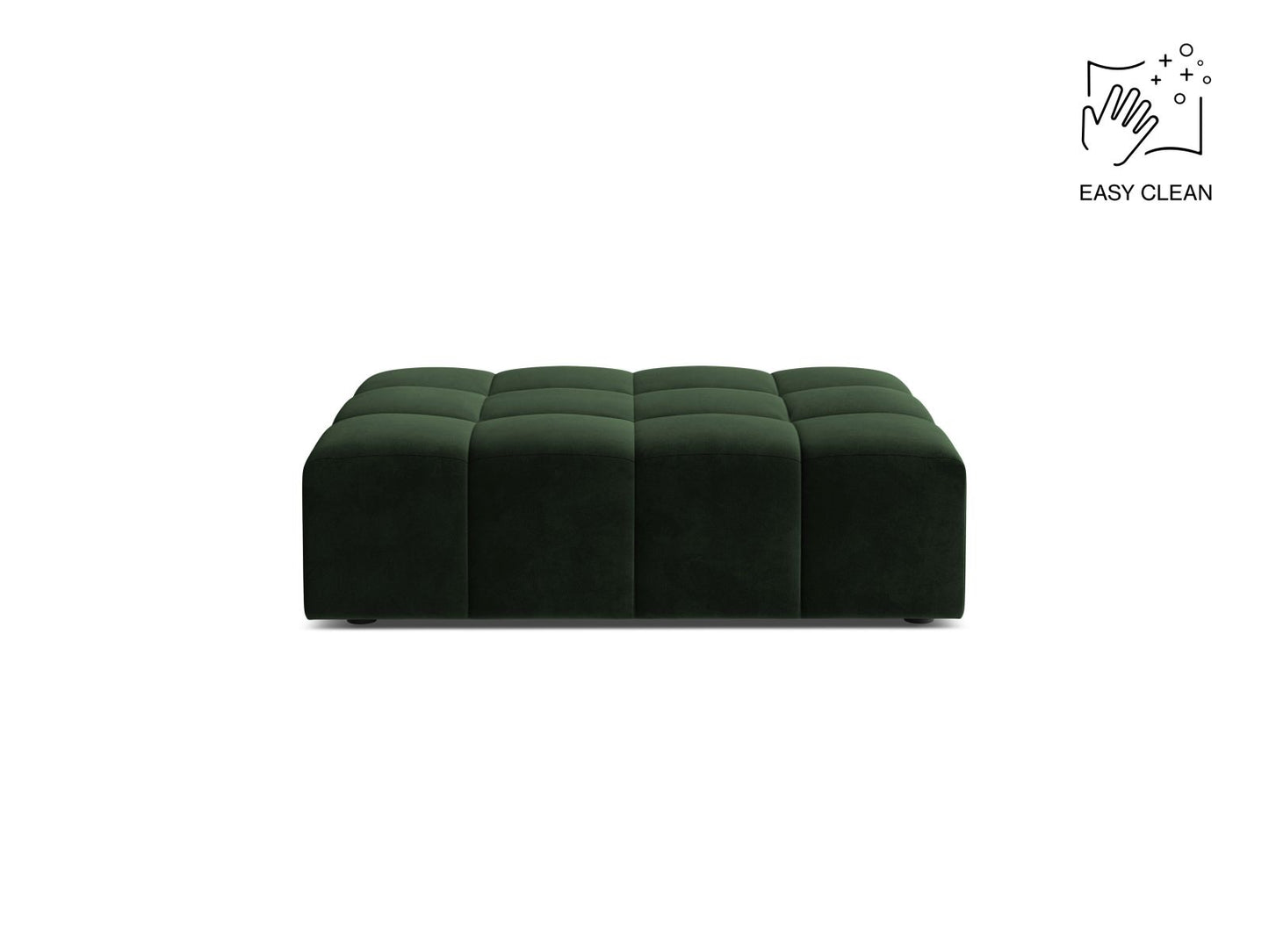 Chicago Pouf, 102x84 cm — Bottle Green