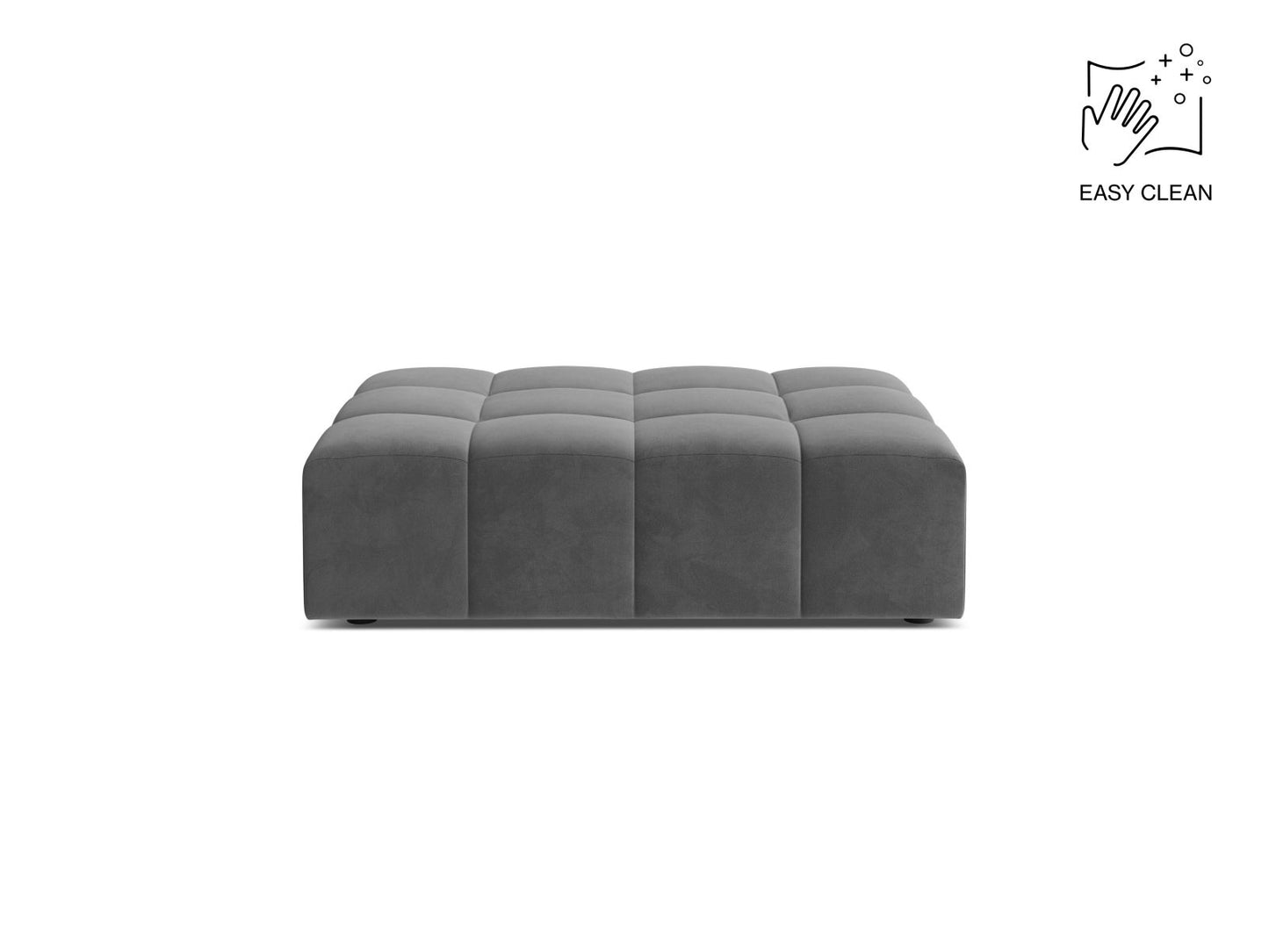 Chicago Pouf, 102x84 cm — Light Grey