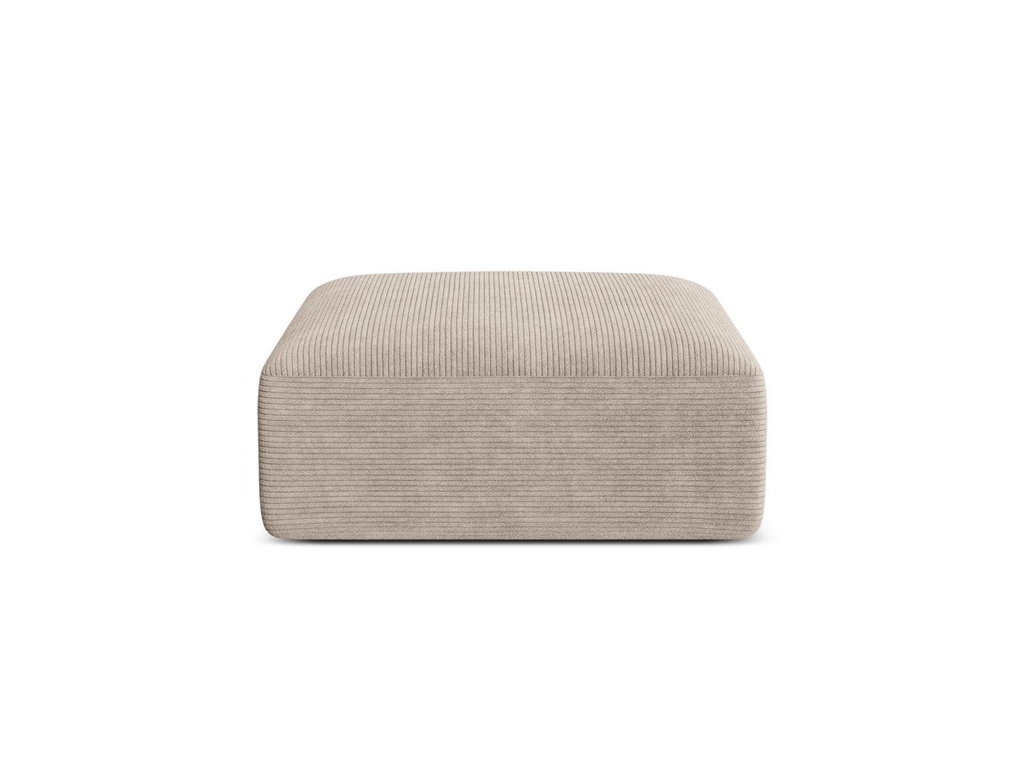 Campi Pouf, 90x90 cm — Cappuccino