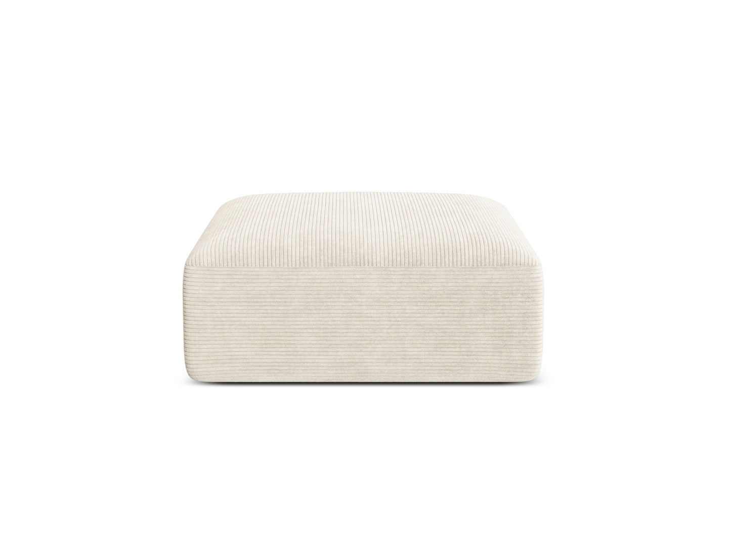 Campi Pouf, 90x90 cm — Ivory