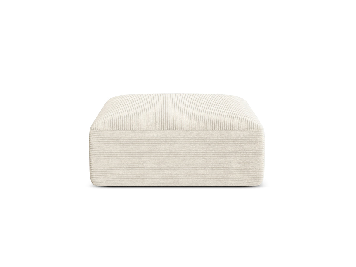 Campi Pouf, 90x90 cm — Ivory