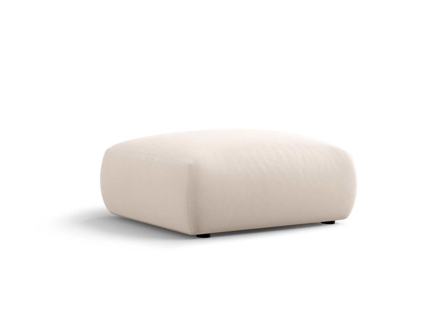 Matera Pouf, 86x68 cm — Beige