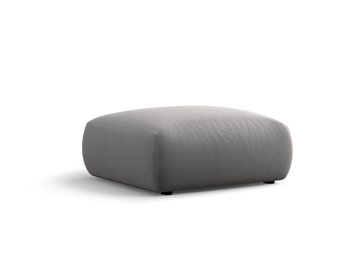 Matera Pouf, 86x68 cm — Grey