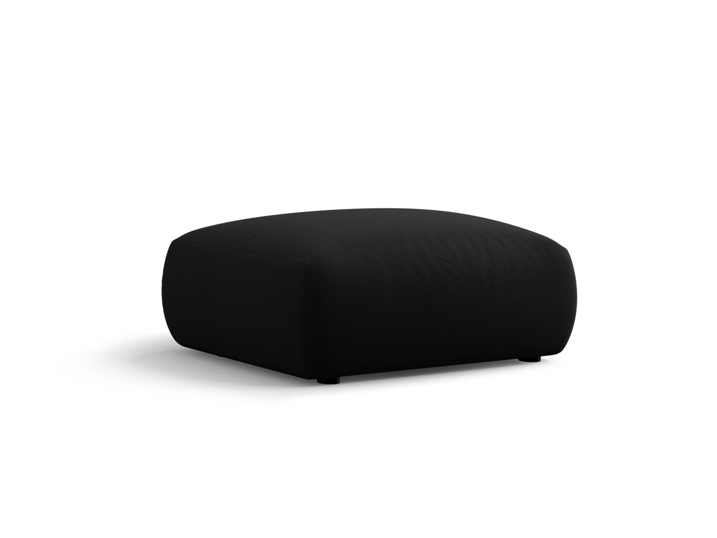 Matera Pouf, 86x68 cm — Black