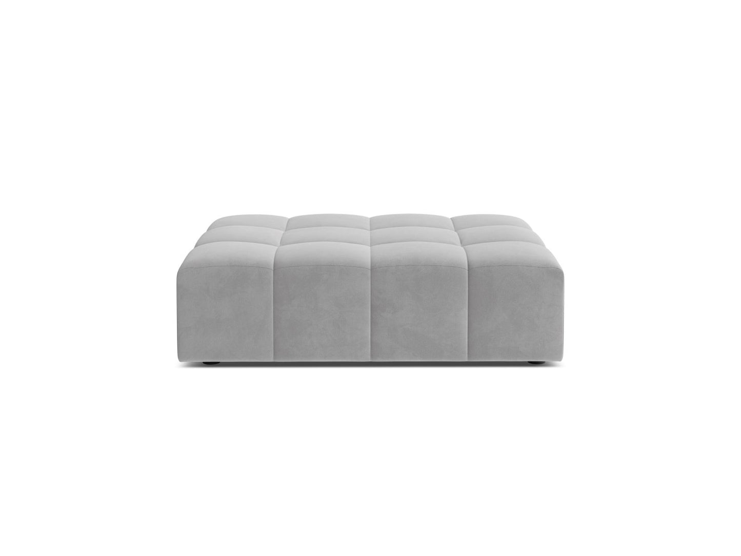 Chicago Pouf, 102x84 cm — Silver