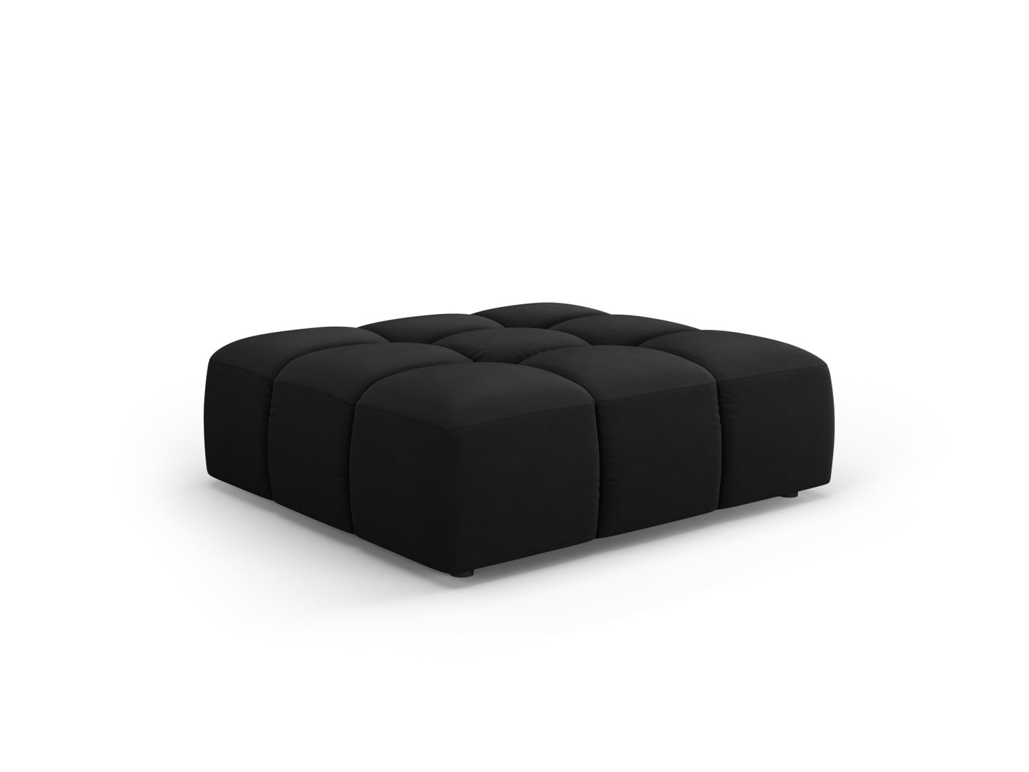 Moritz Pouf, 96x96 cm — Black