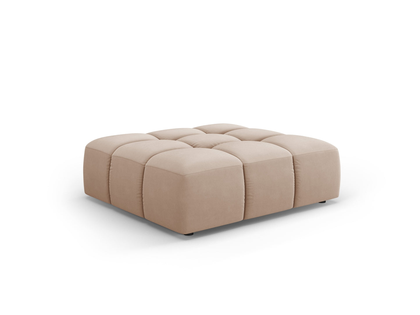 Moritz Pouf, 96x96 cm — Beige