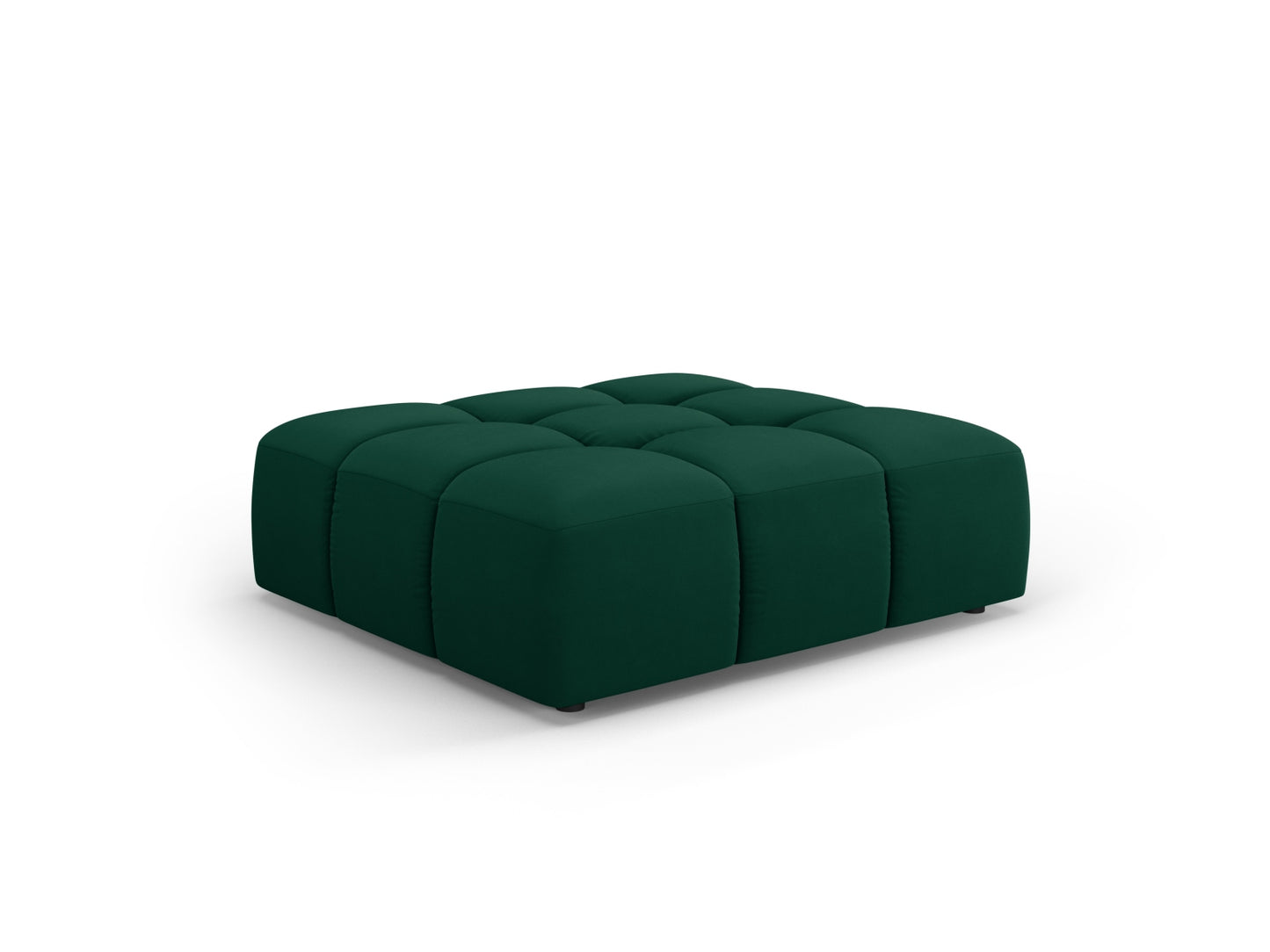 Moritz Pouf, 96x96 cm — Bottle Green