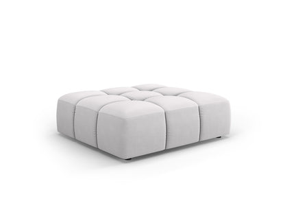 Moritz Pouf, 96x96 cm — Silver