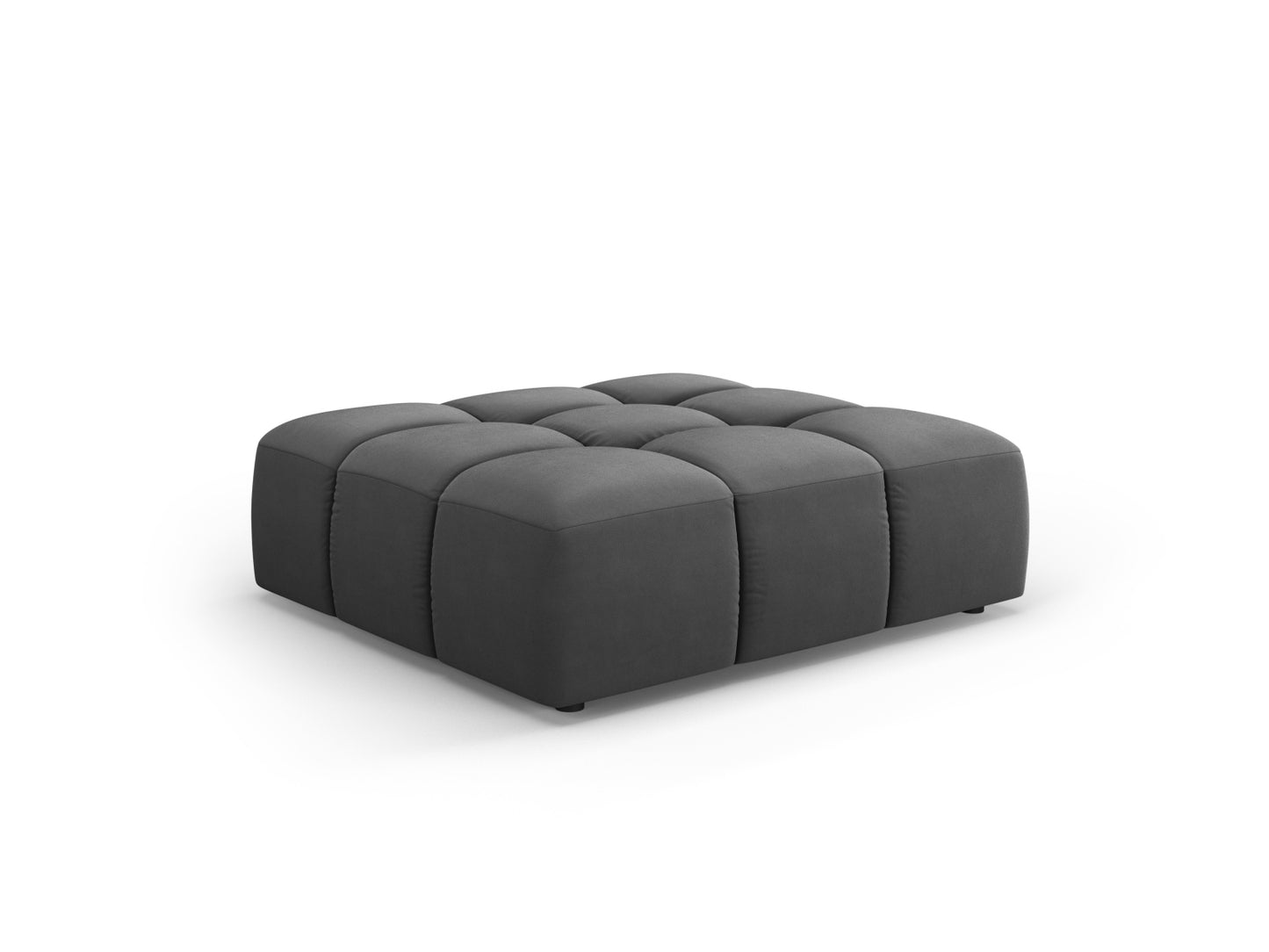 Moritz Pouf, 96x96 cm — Grey