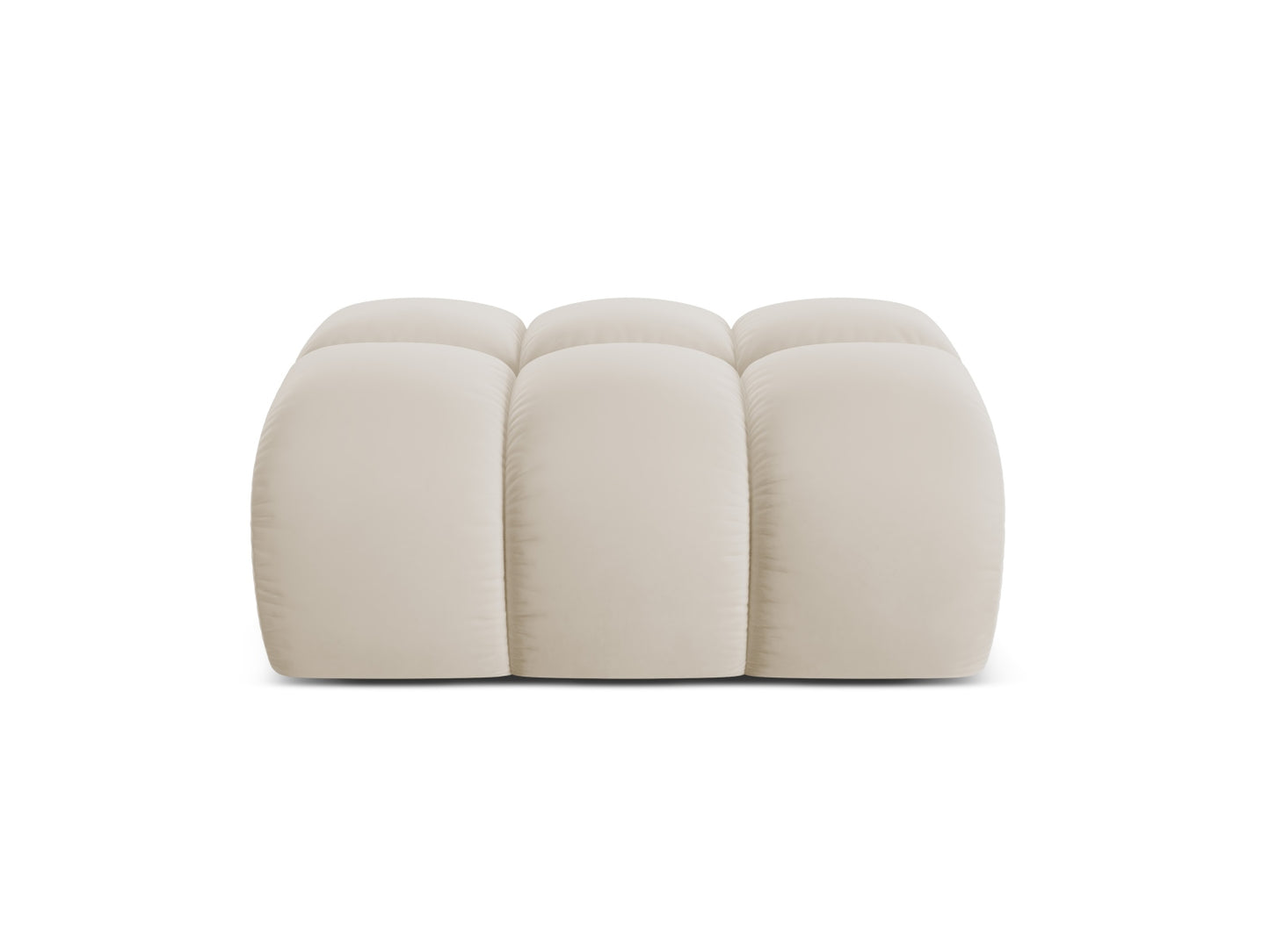 Treno Pouf, 90x70 cm — Dark Beige