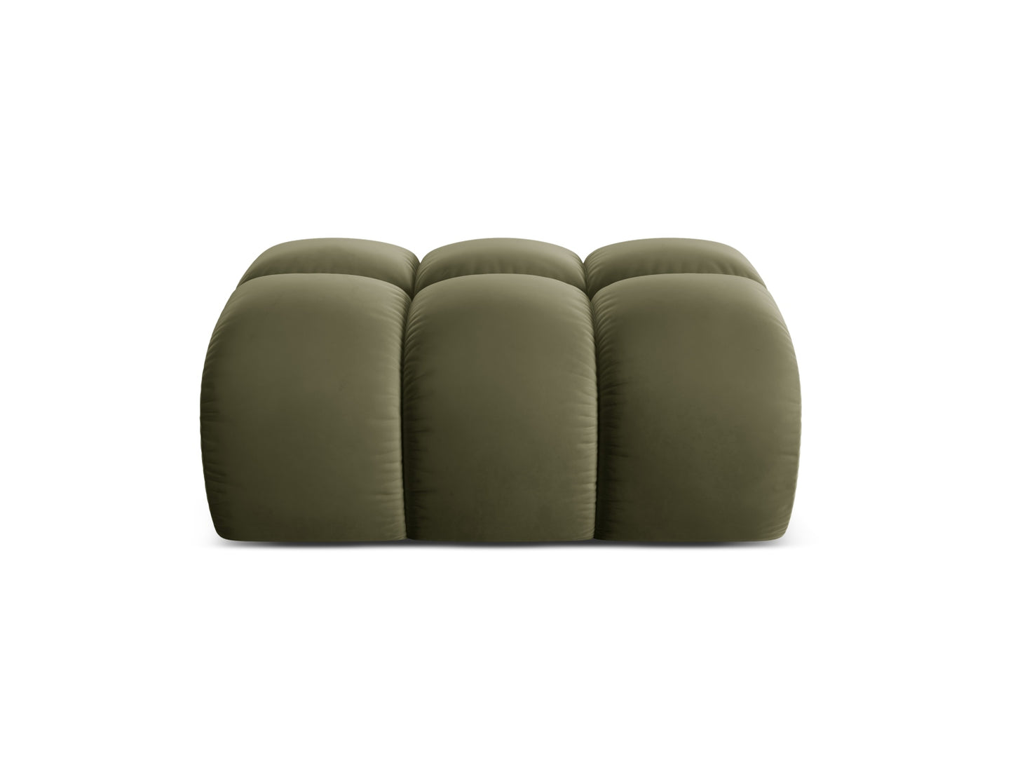 Treno Pouf, 90x70 cm — Green