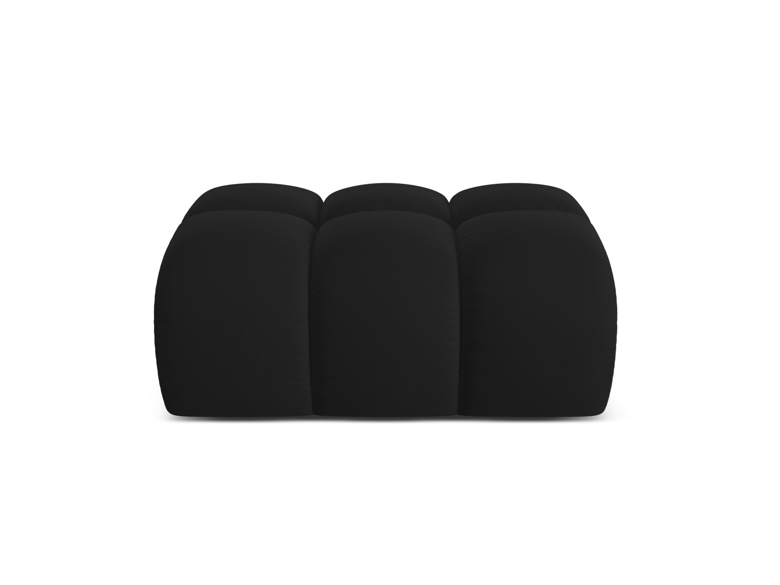 Treno Pouf, 90x70 cm — Black