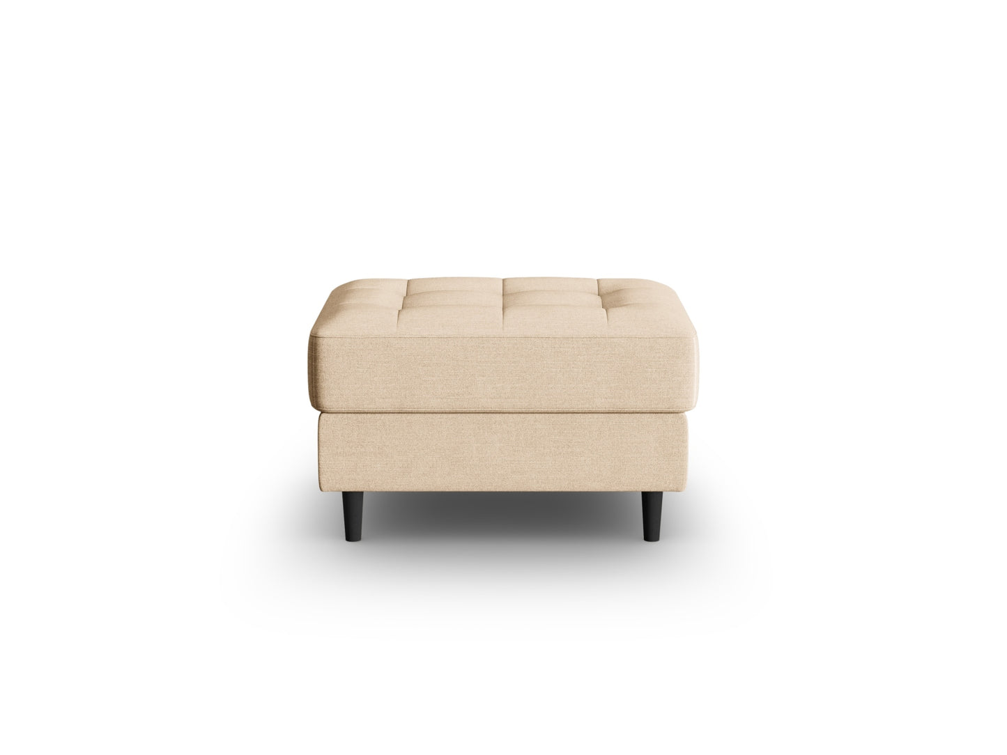 Aspen Pouf, 70x60 cm — Beige