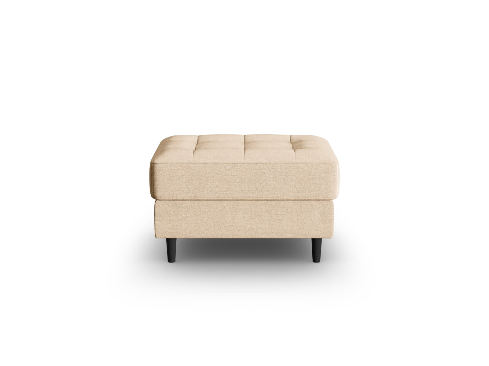 Aspen Pouf, 70x60 cm — Beige