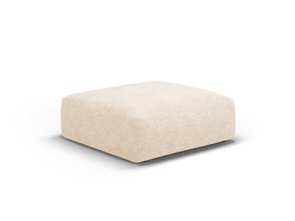Matera Pouf, 100x80 cm — Light Beige