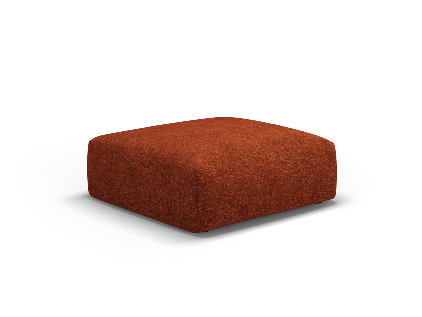 Matera Pouf, 100x80 cm — Terracotta
