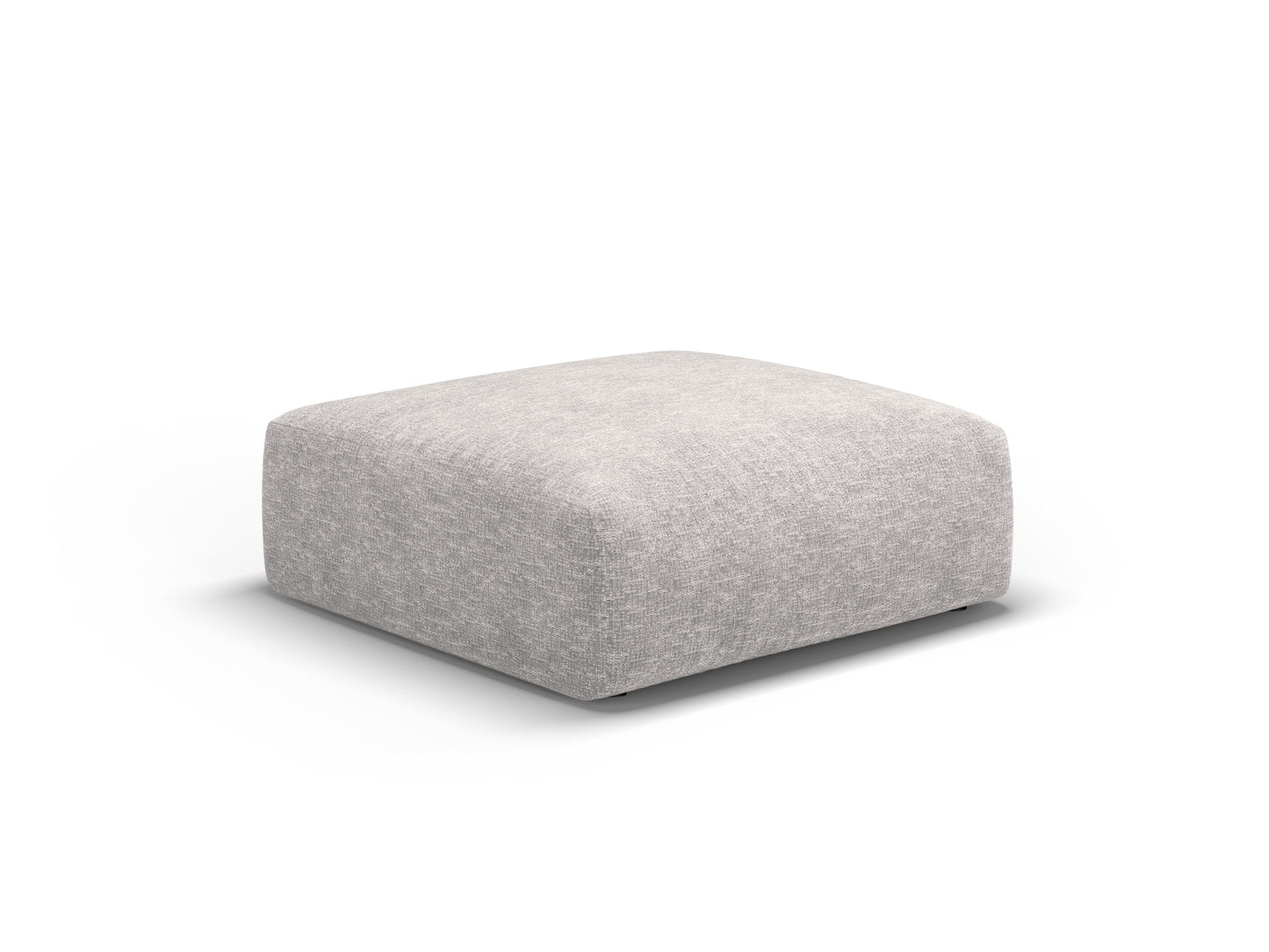 Matera Pouf, 100x80 cm — Light Grey