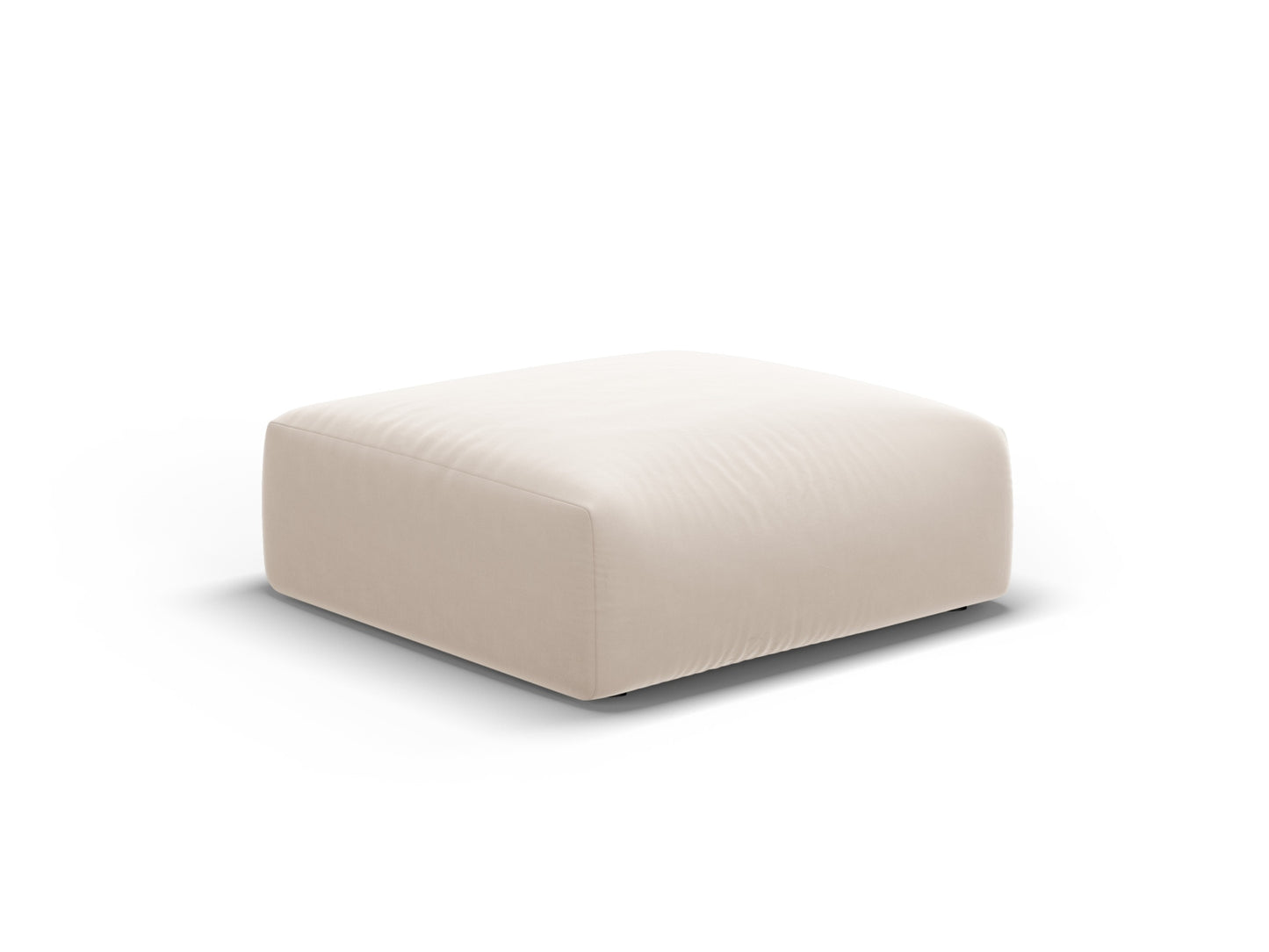 Matera Pouf, 100x80 cm — Beige