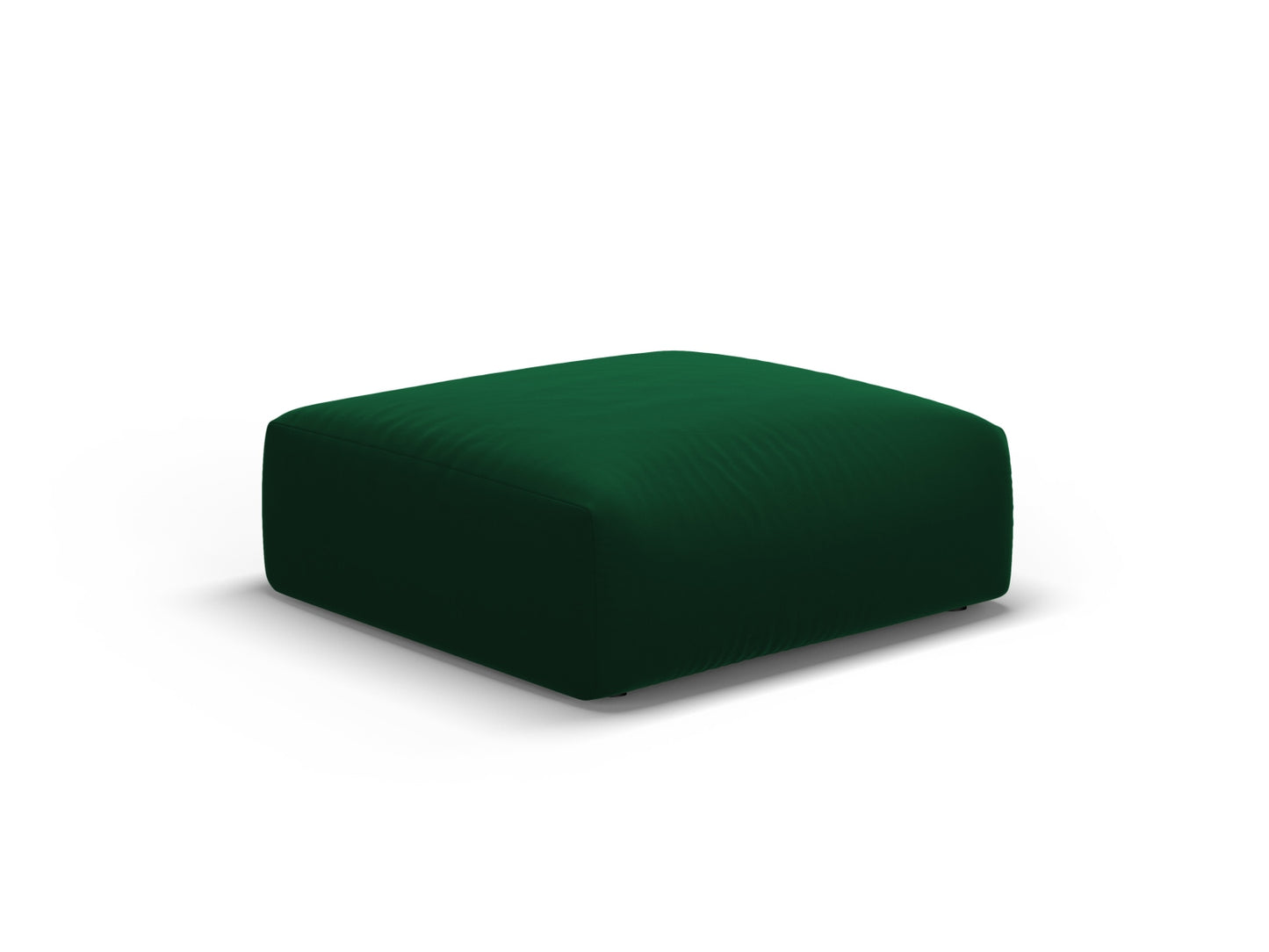 Matera Pouf, 100x80 cm — Bottle Green