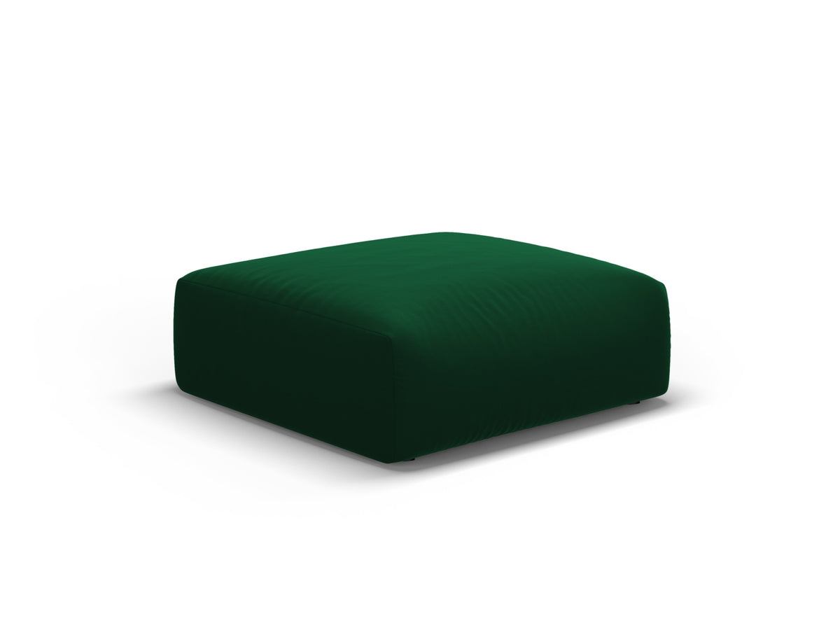 Matera Pouf, 100x80 cm — Bottle Green
