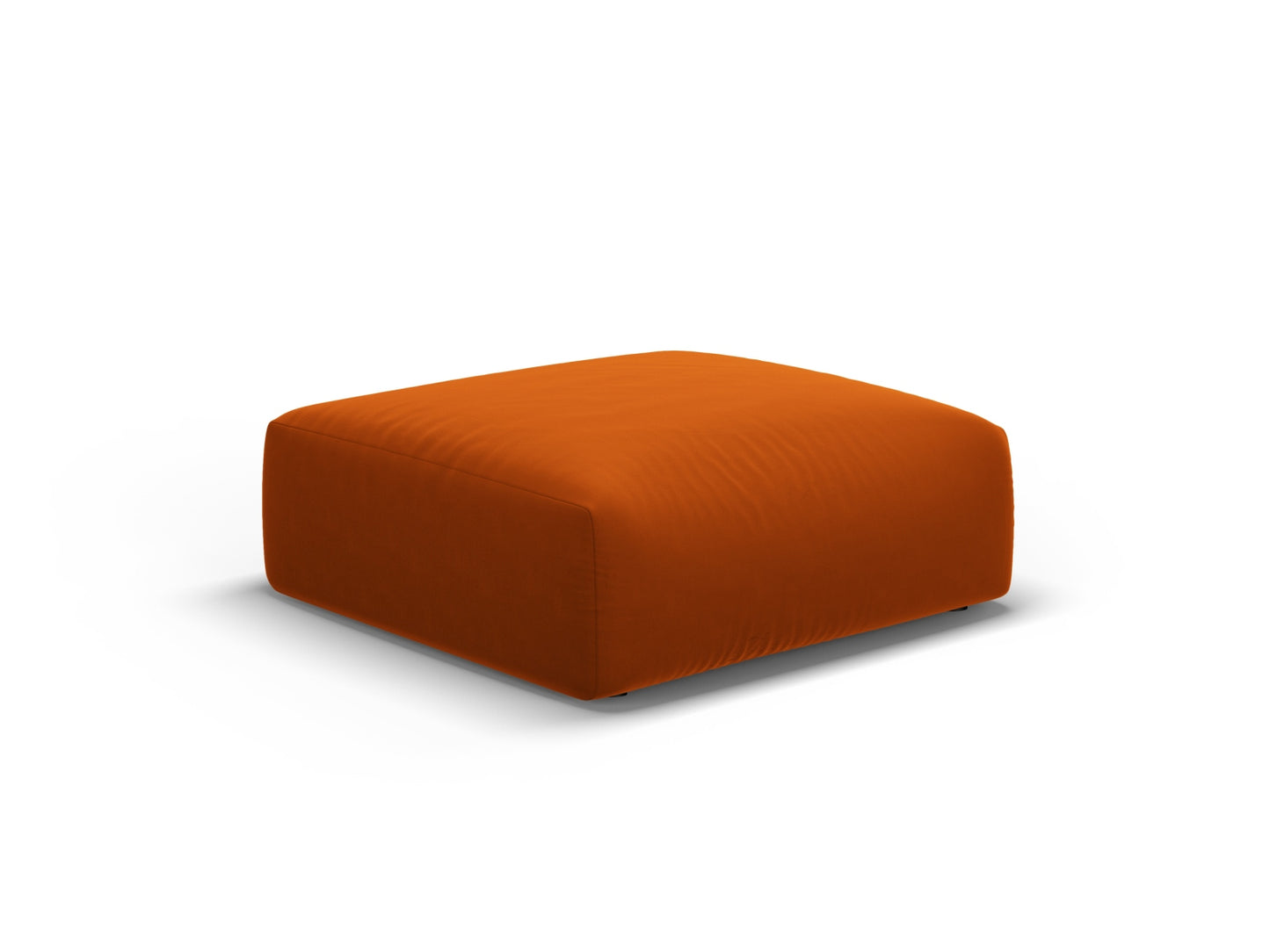 Matera Pouf, 100x80 cm — Terracotta