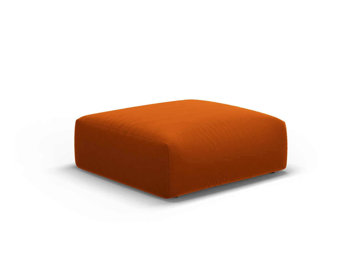Matera Pouf, 100x80 cm — Terracotta