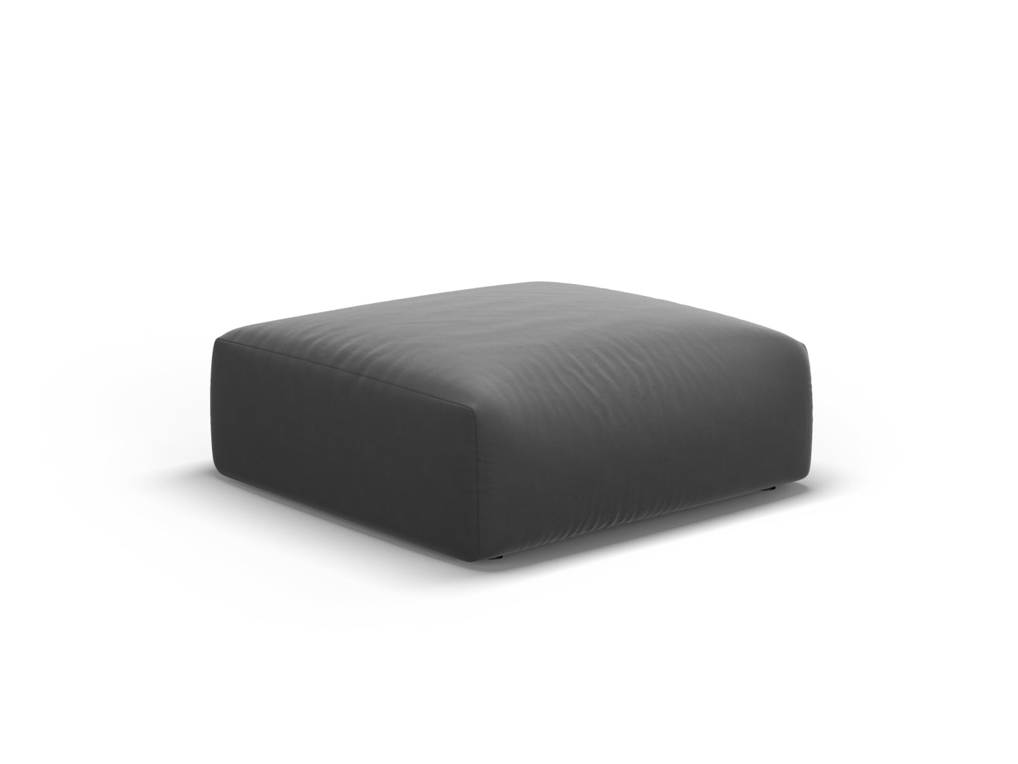 Matera Pouf, 100x80 cm — Dark Grey