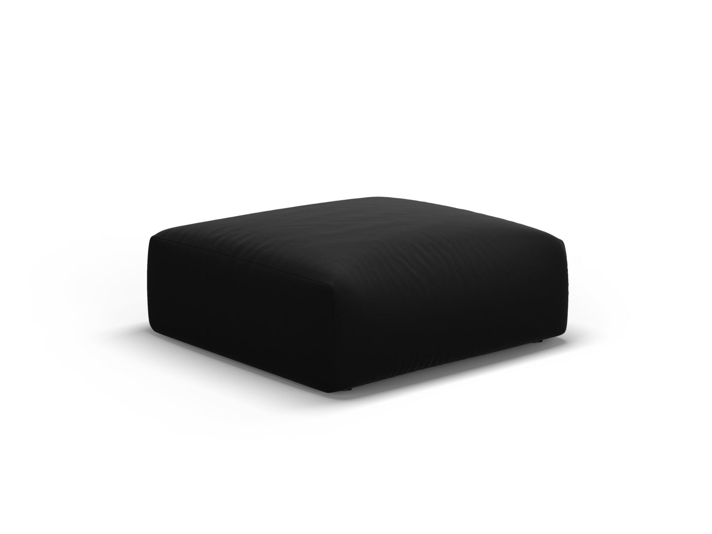 Matera Pouf, 100x80 cm — Black