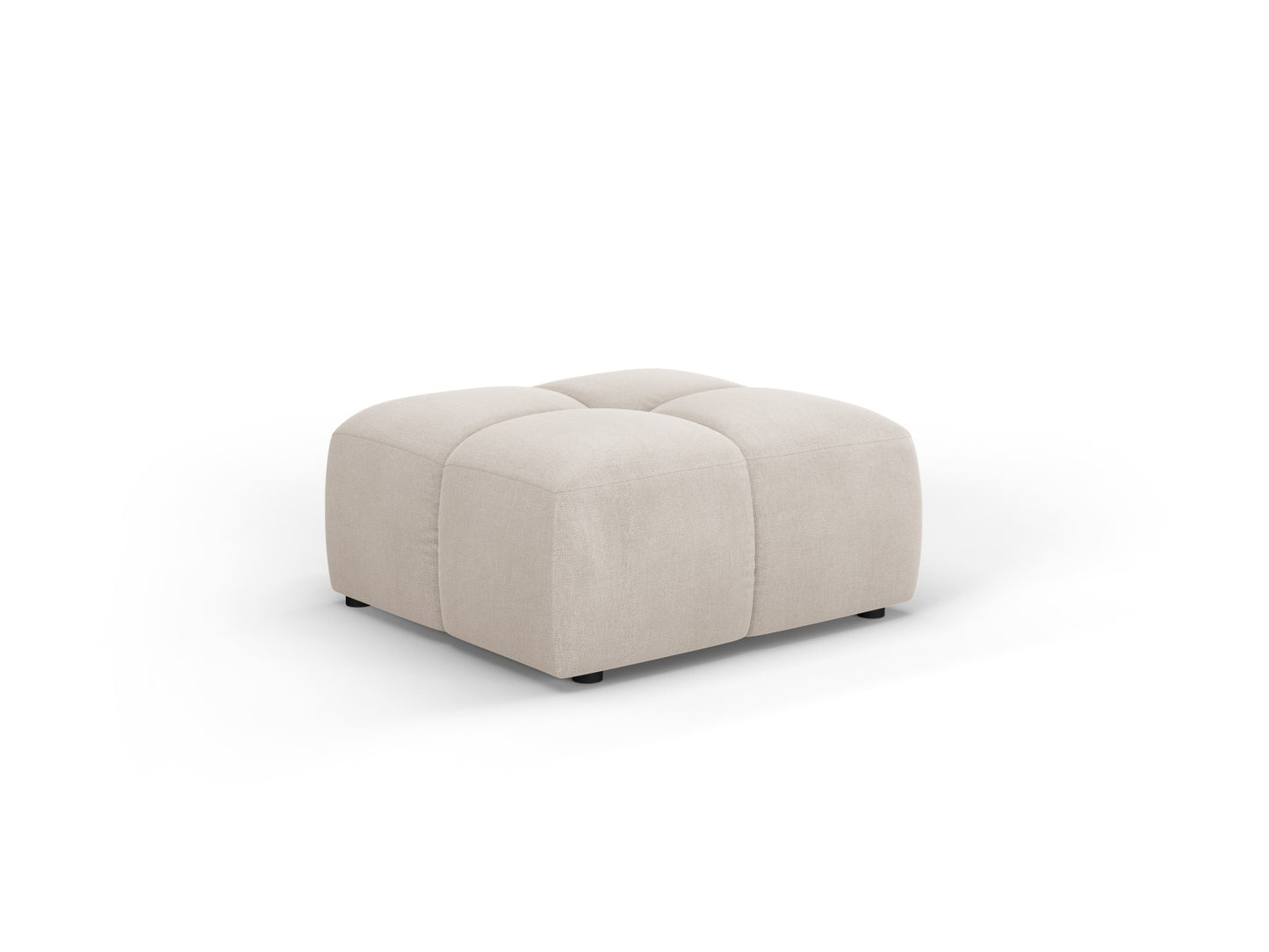 Moritz Pouf, 64x64 cm — Beige