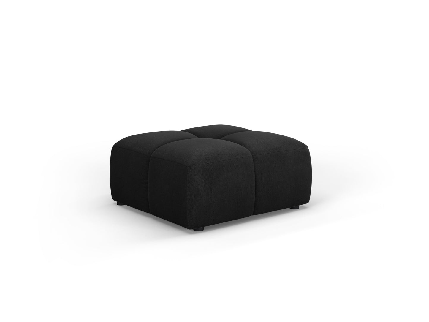 Moritz Pouf, 64x64 cm — Black