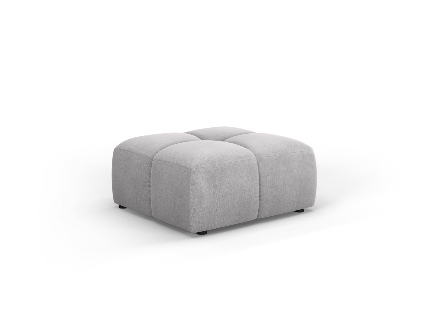 Moritz Pouf, 64x64 cm — Light Grey