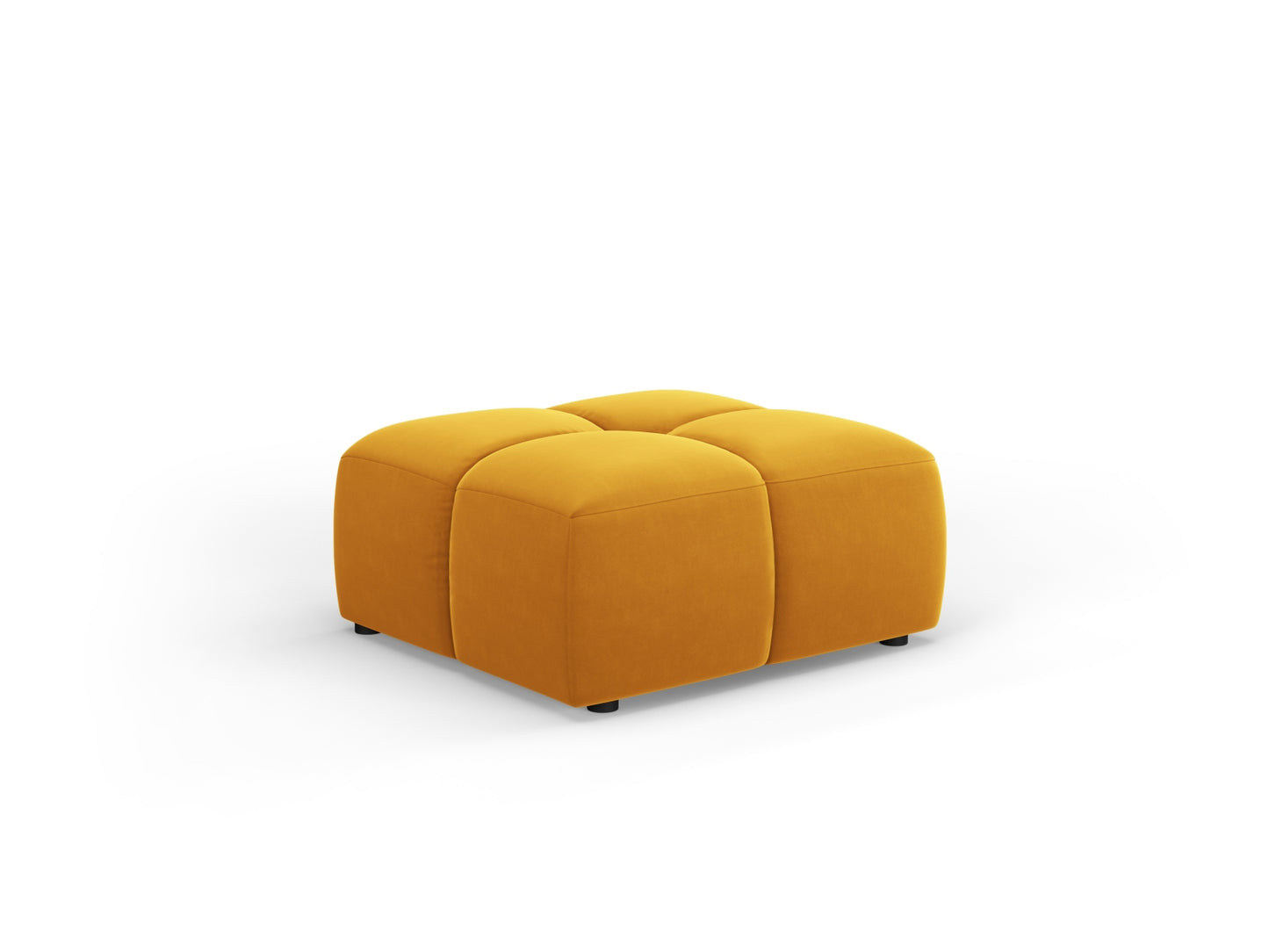 Moritz Pouf, 64x64 cm — Yellow