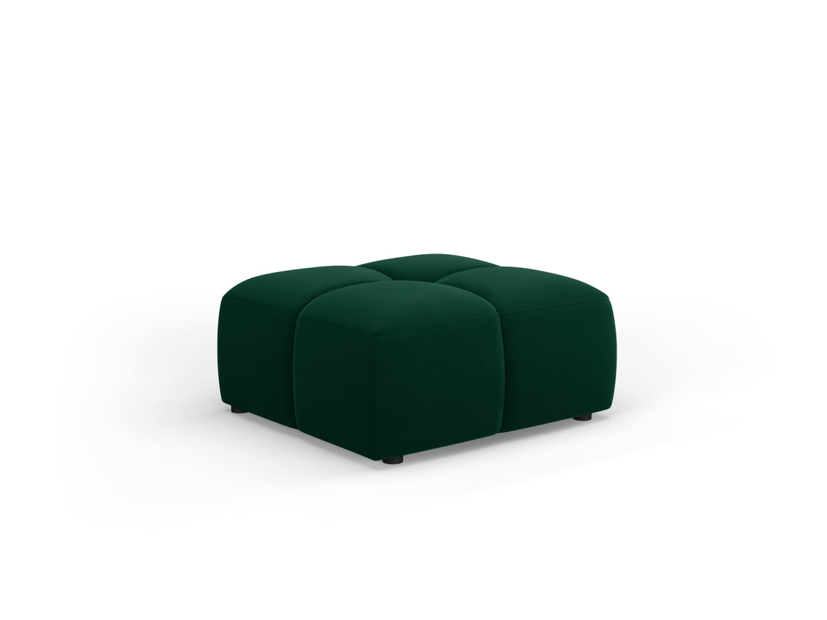 Moritz Pouf, 64x64 cm — Bottle Green