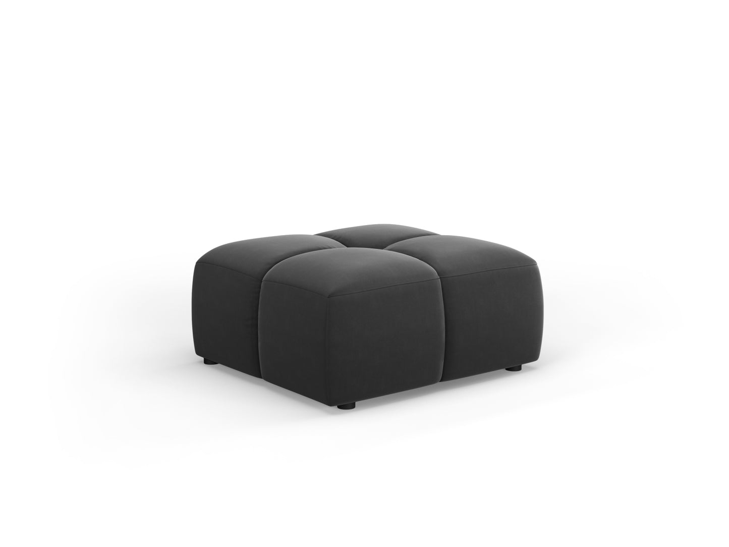 Moritz Pouf, 64x64 cm — Grey