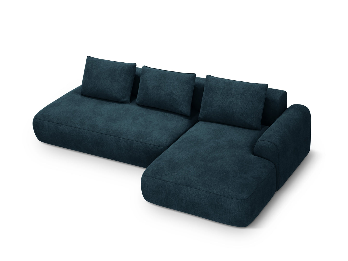 Calma Corner Sofa With Bed Function And Box, 5 Seats, 275x142 cm — Deep Petrol / Right