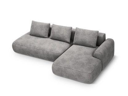 Calma Corner Sofa With Bed Function And Box, 5 Seats, 275x142 cm — Grey / Right