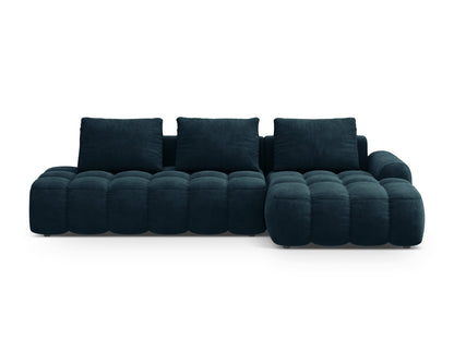 Linz Corner Sofa With Bed Function And Box, 3 Seats, 275x142 cm — Deep Petrol / Right