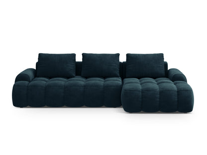 Linz Corner Sofa With Bed Function And Box, 3 Seats, 275x142 cm — Deep Petrol / Right