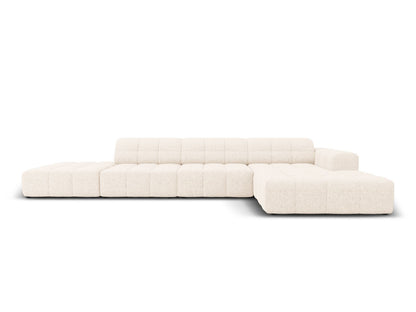 Chicago Corner Sofa, 5 Seats, 348x167 cm — Light Beige / Right