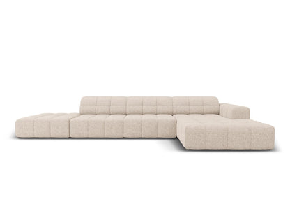 Chicago Corner Sofa, 5 Seats, 348x167 cm — Beige / Right